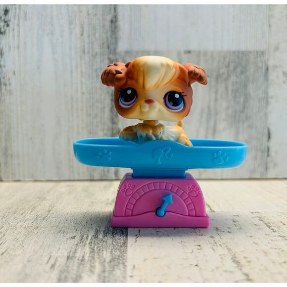 Littlest Pet Shop LPS Vintage Puppy Dog Pink Magnet EUC - Picture 2 of 3